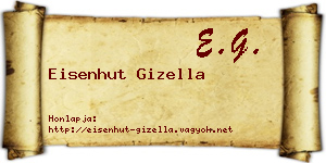 Eisenhut Gizella névjegykártya